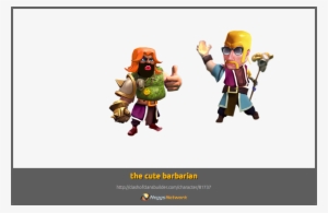The Cute Barbarian Character - Clash Of Clans #3981402