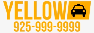 Yellow Cab Tri Valley Logo And Phone Number 925 999 - Yellow Cab Taxi Number #3982467