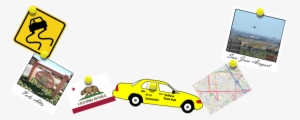 Yellow Taxi Cab California - Everyday I'm Shufflin Mini Reporter Handy Size Money #3982651