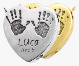 Baby Handprint On Dog Tag Keepsake #3982812