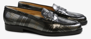 Loafers Mia 1 Brush Check Gunmetal Hrs - Slip-on Shoe #3983591