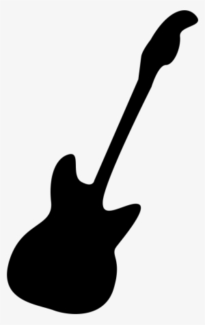 Clipart Download Bass Svg Silhouette - Silueta Guitarra Vector #3983738