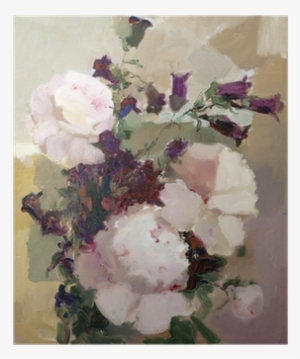 Oil Painting Of The Beautiful Flowers - Dipinti Ad Olio Di Fiori #3984631