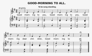 The Public Domain Song Good-morning To All - Form In Music [book] #3984770