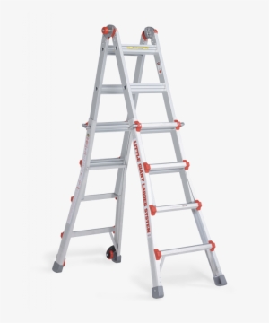 Little Giant 4 X 4 Folding Ladder - Çağsan 3 Basamaklı Çok Amaçlı Katlanır Alüminyum Merdiven #3984896