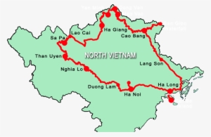 North Vienam Trip Map - North Vietnam Tourist Map #3985102