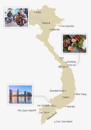Vietnam Regional Guide Map - Atlas #3985240