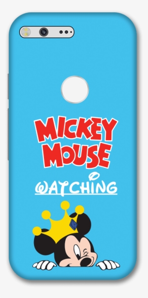 Mouse Watching With Blue Background - Disney I Don't Do Matching Disney Family Tote Bag #3985356