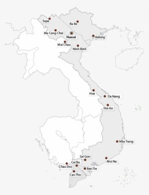 Travel Map - Thailand Map Flat #3985440