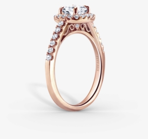 Carmella 18k Rose Gold Engagement Ring - Ring #3986406