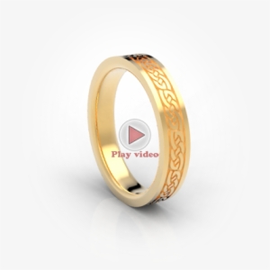 Classic Wedding Bands, Celtic Wedding Bands, White - Circle #3986647