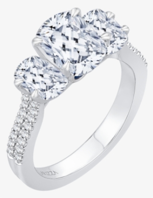 18k White Gold Engagement Ring Cau0190ehk S37w - Halo Diamond Engagement Ring With Matching Band #3986696