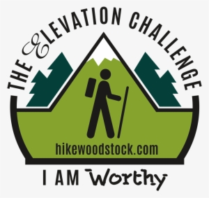 Elevation Hike Woodstock Badge - My Favorite Hikes: A Journal For Nature Lovers #3986793