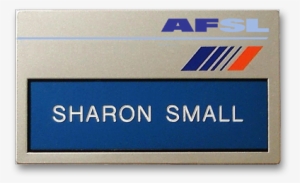 U80 Reusable Window White Name Badge By Fattorini 70 - Badge #3986818