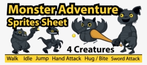 Monster Adventure Sprites Sheet - Chupamobile Ltd. #3986936