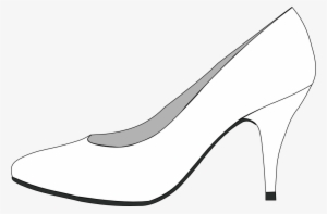 Red Shoe Black White Line Art Hunky Dory Svg Colouringbook - Coloring Book #3986959