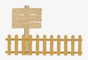 Placas Fazendinha - Fence Clipart Png #3987125
