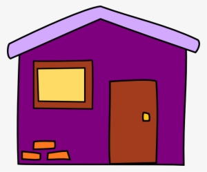 Purple House Png Clip Art #3987328