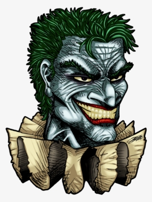More Like Batman And Dr Who Fight Cancer Monster By - Joker Head Png #3987329