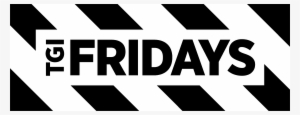 Tgi Fridays Logo Black And White - T.g.i. Friday's #3987863