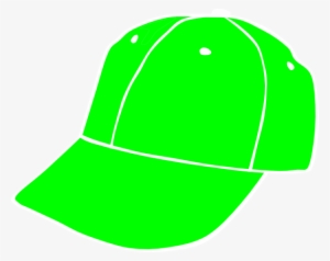 Lime Baseball Cap Clip Art - Green Hat Clip Art #3987970