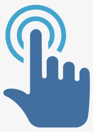 Finger Touch Virtual Screen Isolated Stock Photo - Touch Screen Logo Png #3988015