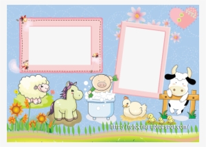 Clique Nas Imagens Para Ampliar E Salvar - Molduras A Fazendinha Rosa #3988334