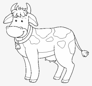 Desenho De Vaca De Fazenda Para Colorir - Fazenda Desenho De Animais P Colorir Vaca #3988383