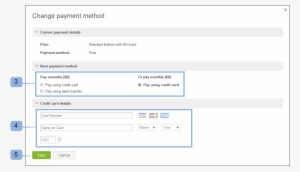 Payment And Cc Details - Change Credit Card Details #3988533