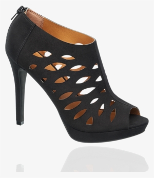 High Heels Stiletto Platform Pumps Black Beige Sizes - High-heeled Shoe #3989142