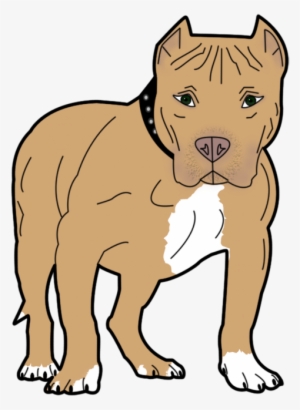 Bull,staffordshire - Pitbull Cartoon Transparent #3989461