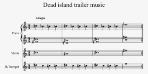 Dead Island Trailer Music Sheet Music 1 Of 1 Pages - Da Pacem Domine Canon #3989575
