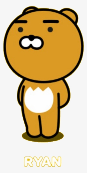 Apeach - Ryan - Tube - Conmuzi - - Transparent Kakao Friends #3989631