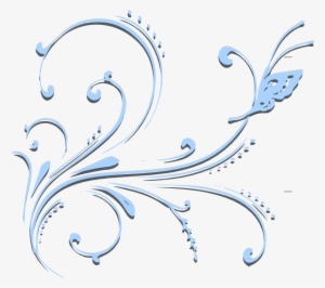 Butterfly Scroll Svg Clip Arts 600 X 532 Px #3990057