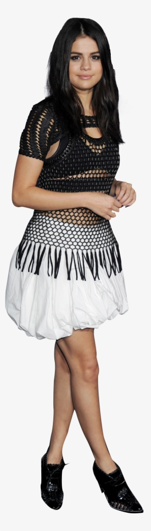 Selena Gomez White Dress Png Image - Portable Network Graphics #3991923