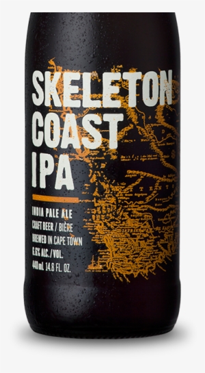 Skeleton Coast India Pale Ale - Black Beer Bottle Design #3993354