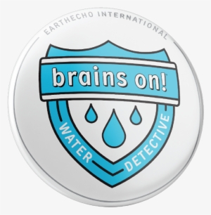 Water Detective Button Mockup #3993459