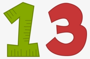 Clipart Numbers 13 #3993653