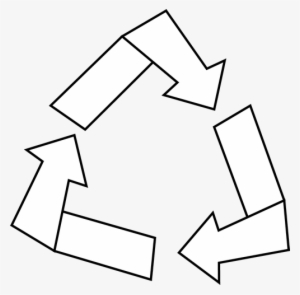 Black And White Recycle Symbol - Black Recycle #3994339