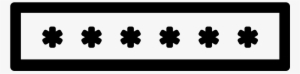 Password With Asterisks - Password Png #3994875
