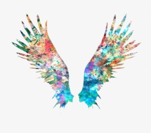 Wings Watercolor Png #3995055
