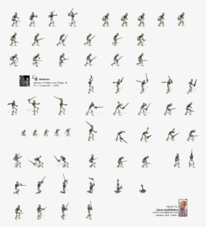 Click To View Full Size - Heroes 3 Skeleton Png #3995720