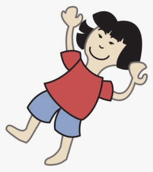 Computer Icons Woman Cartoon Girl Child - Girl Falling Clipart #3995812