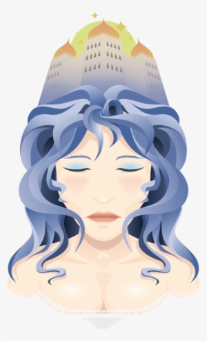 Dream Woman Nose Sleep Cartoon Free Commercial Clipart - Illustration #3995876