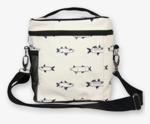 Ecoright Canvas Lunch Bag, Fishy Bottles - Shoulder Bag #3996128