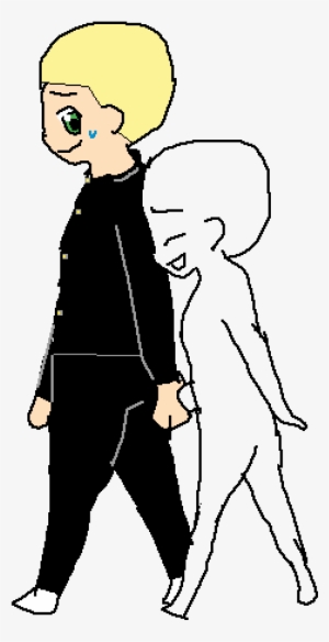 When The People Walk Wit Their Crush Be Like - Cartoon #3996278