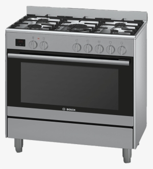 Gas Appliance Png File - Bosch 90cm Freestanding Oven With Gas Cooktop #3996769