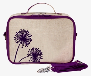 So Young Purple Dandelion Insulated Lunch Box - Soyoung Purple Dandelion Lunch Box, Raw Linen #3997087