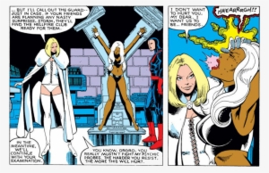 Uncanny X-men 131 Page 11 White Queen Storm Interrogation - Emma Frost 80s #3997089