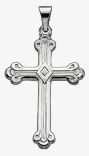 Trefoil Platinum Cross #3997888